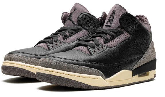 A Ma Maniére x Air Jordan 3 WMNS Sneakers - Black/Flat Pewter