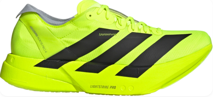 adidas Adizero Adios Pro 4 Men's Performance Running Shoes - Yellow