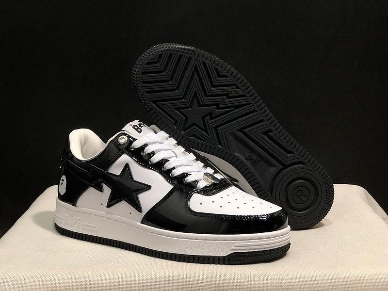 A Bathing Ape BAPE STA #1 M2 Sneakers Black/White