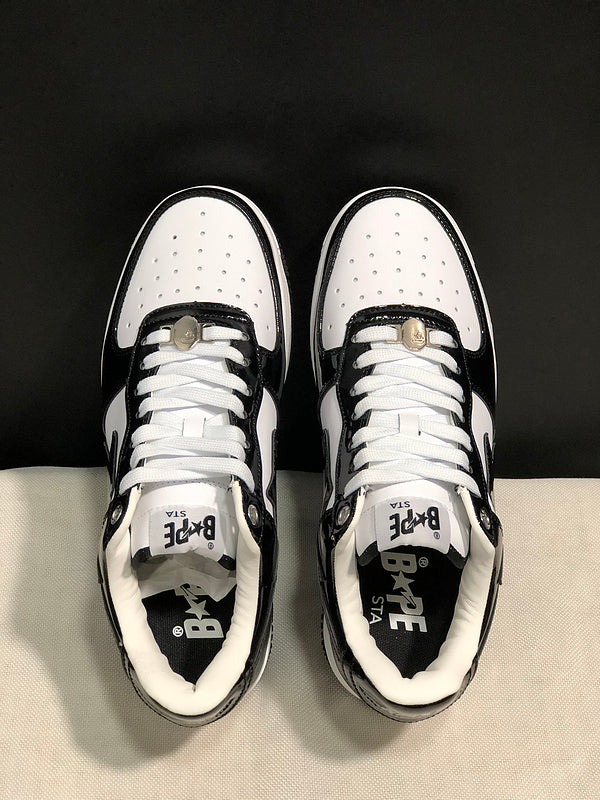 A Bathing Ape BAPE STA #1 M2 Sneakers Black/White
