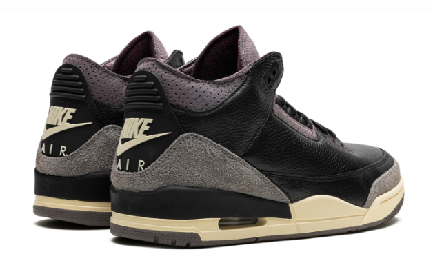 A Ma Maniére x Air Jordan 3 WMNS Sneakers - Black/Flat Pewter